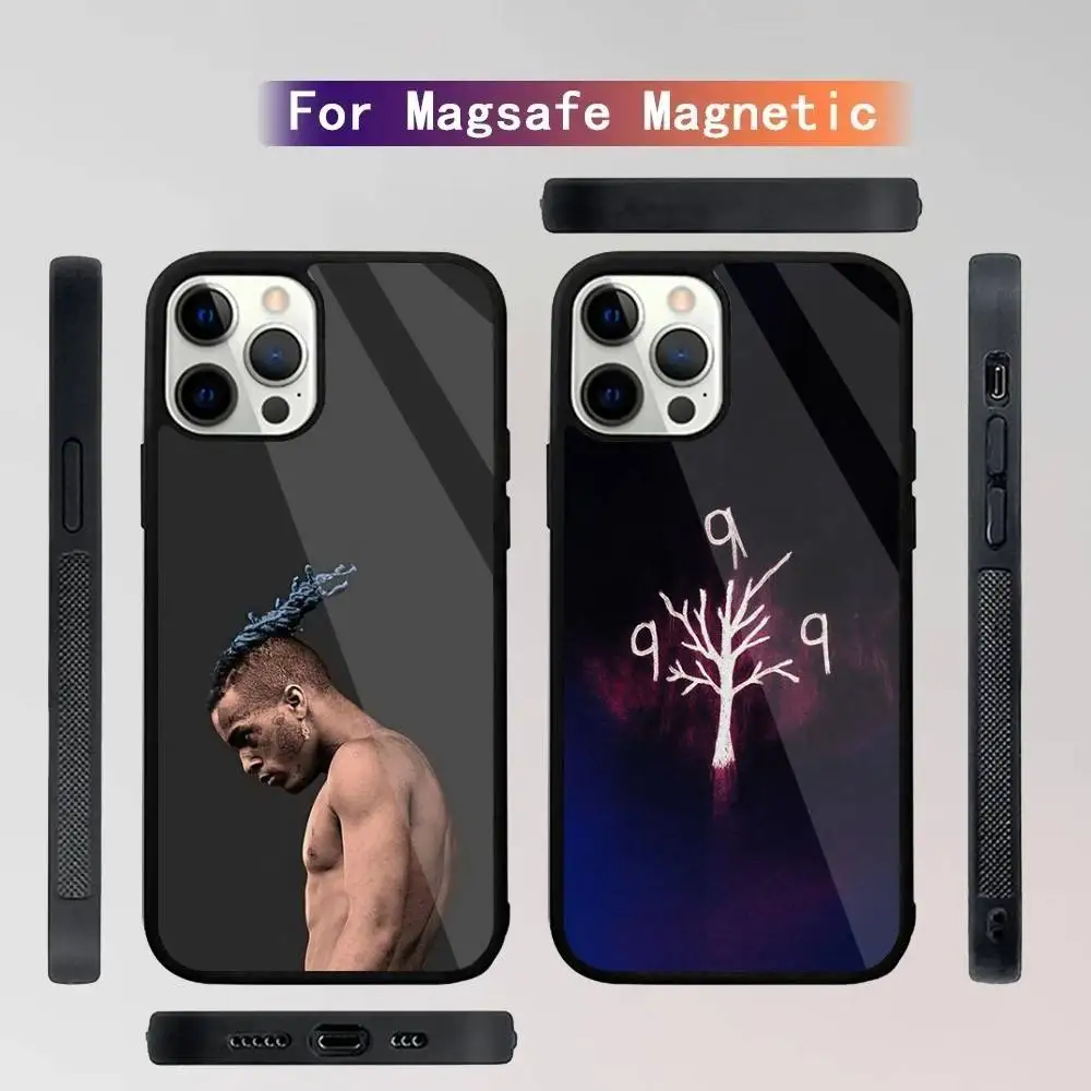 

Rapper X-XXXTentacionS Phone Case For iPhone 16,15,14,13,12,11,Plus,Pro,Max Mini Magsafe Magnetic Wireless Charging