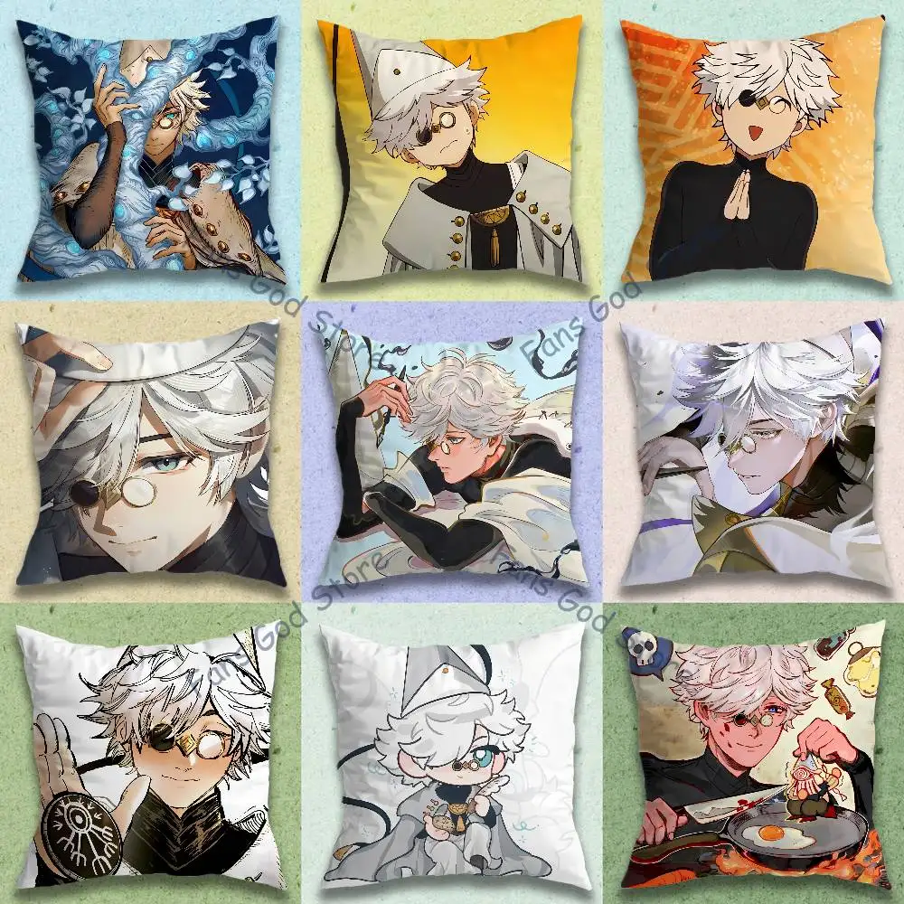 W-Witch Hat Qifrey A-Atelier Anime Celebrity Merchandise All-Match Printed Pillow Case Sofa Car Office Room Decoration Protector