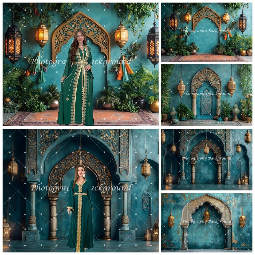 Moroccan Palace Backgrounds for Photographs Arabian Middle Eastern Interior Palace Backdrop Adult Portrait Birthday Party Decor