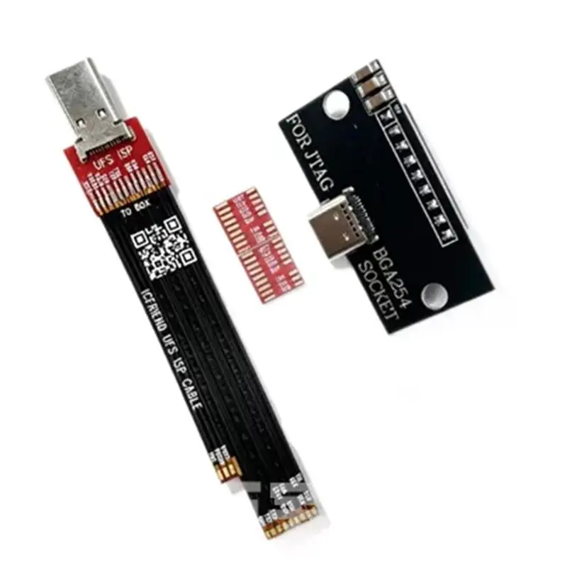 BTLIFE-UFS ISP Cable 9 PIN Adapter For Easy Jtag BGA254 With UFS ISP Cable (8/9 Pin Socket Support)