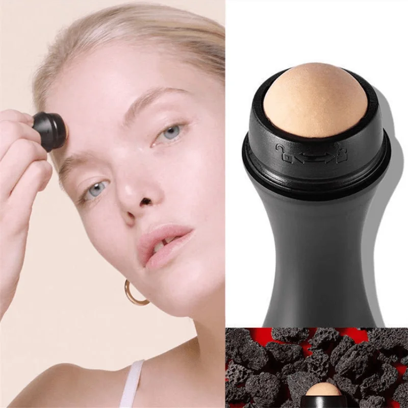 Facial Oil Extraction, Oil Absorbing Ball Stick, Ball Oil Absorbing Rod, Physical Oil Absorption, Reusable, Washable, Matte Face