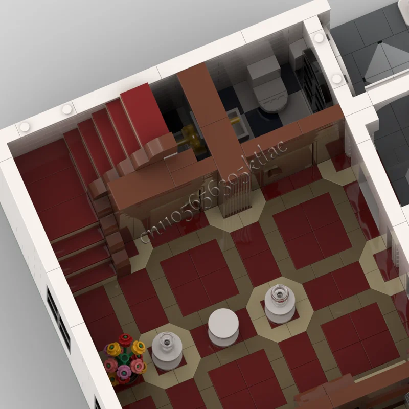 3582 Moc シティアーキテクチャシリーズクラシックホワイトビルディングブロック DIY セット組立ビルディングブロックおもちゃ子供のクリスマスギフト