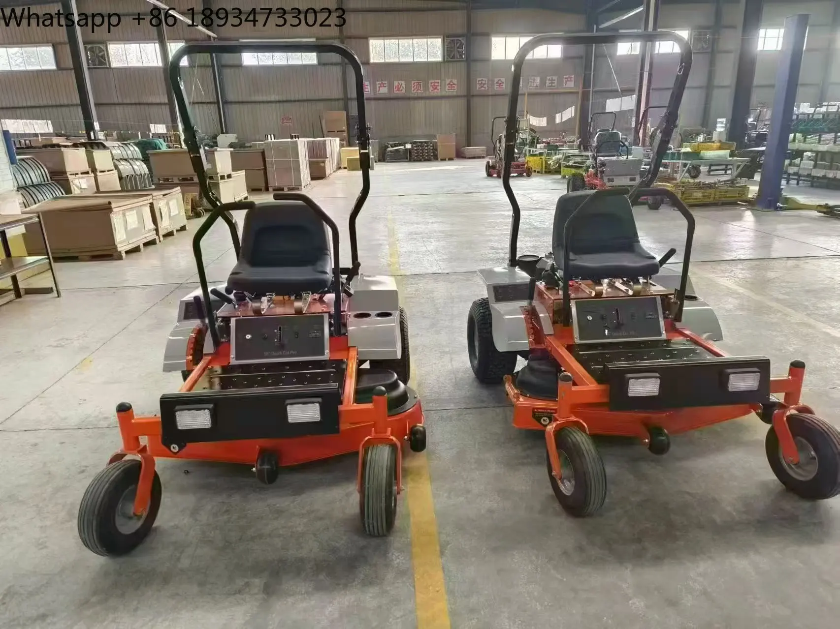 Modern Zero Turn Lawn Mower with Ergonomic Seat and Zero Turn Lawn Mower for Long Duration Mowing