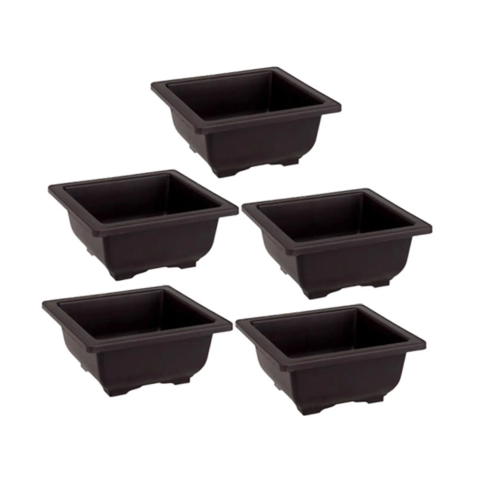 5x Flower Pots Planting Gardening Planters for Indoor Outdoor Patio Balcony