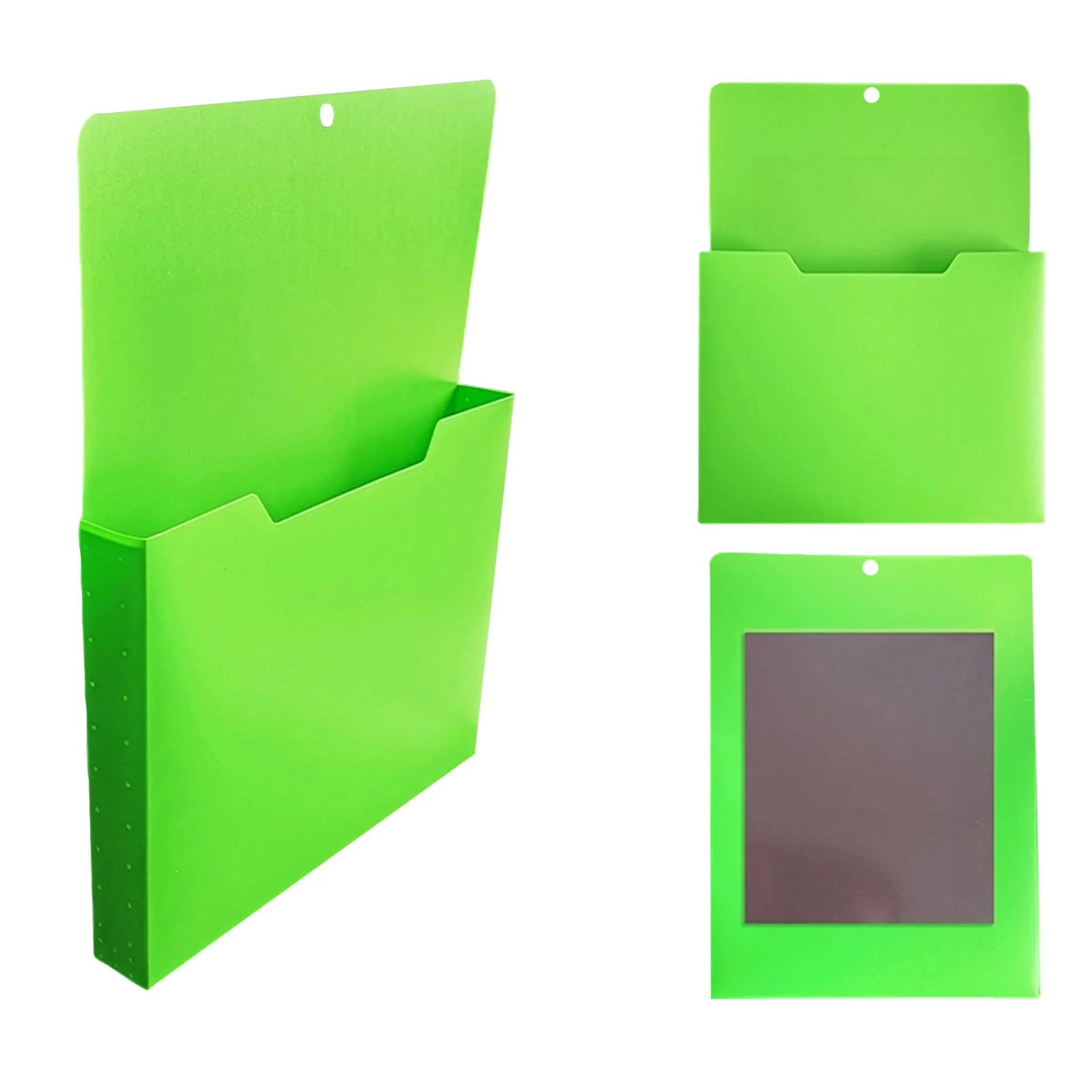 Colorful Wall File Holder Office Stationery Organizer Hanging Pocket Folder Storage Mount Document Home Display Organization