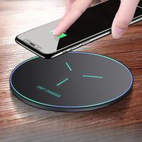 Wireless Charger Pad Type C Portable Induction Fast Charging Pad for IPhone 17,16,15,14 Samsung Xiaomi QI Wireless Charger
