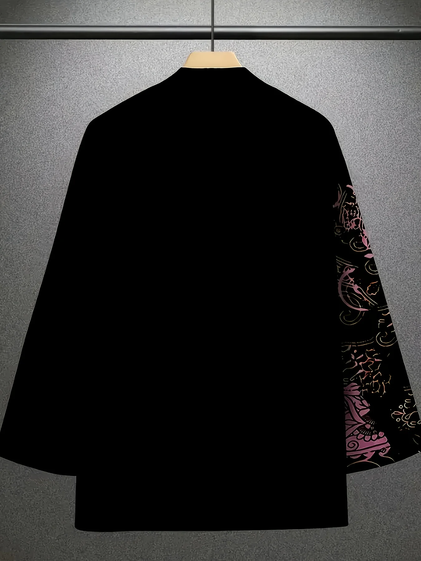 2026 Summer Men's Kimono 3D Printed Pattern Breathable Lightweight Casual Roller Skating Hip-Hop Men's Clothing