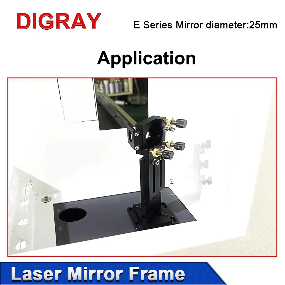 DIGRAY E Series CO2 First Reflector 25mm Mounting Bracket Laser Engraving And Cutting Machine Integrated Bracket