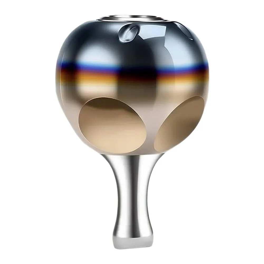 Round Reel Knob Supporting Natural Hand Positioning and Reduced Fatigue During Long Fishing on Compatible Reels