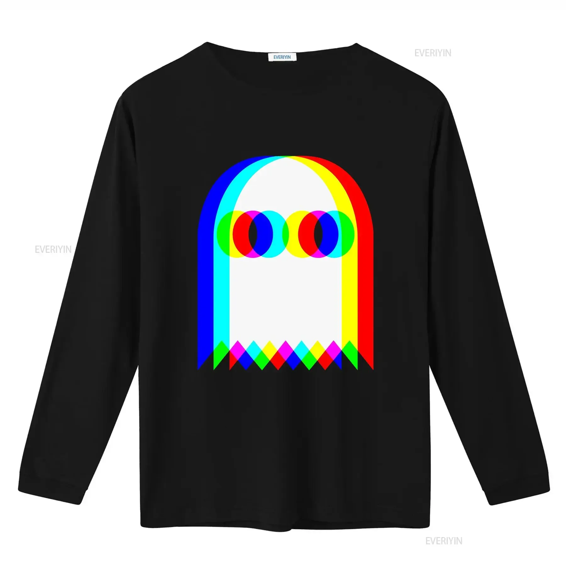 Ghost Trippy Vaporwave Halloween Techno Rave EDM Music Party T Shirt vintage Washed Comfortable Versatile Slightly homme
