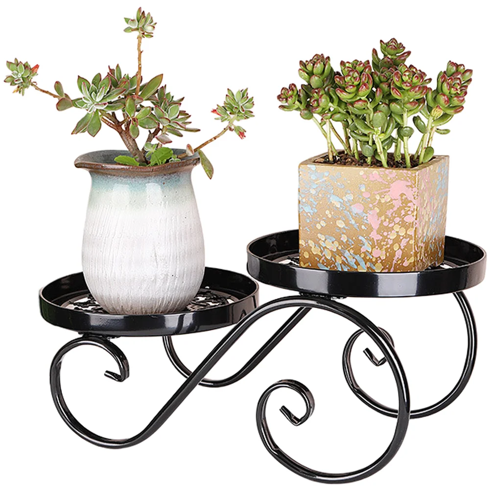 Thickened Metal Tube Plant Stand with Multi Tier Layout for Efficient Space Use in Small Living Areas or Balconies