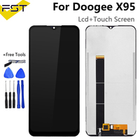 6.52''100% New Original Tested DOOGEE X95 Pro LCD Display+Touch Screen Digitizer Assembly Repair Parts For X95Pro Screen Repair