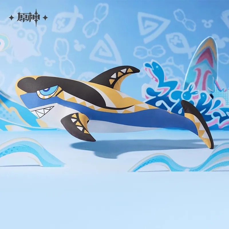 

Game Genshin Impact Official Genuine Product Mualani Hydro Shark Themed Ornament Halloween Christmas DIY Gifts Cosplay Ornament