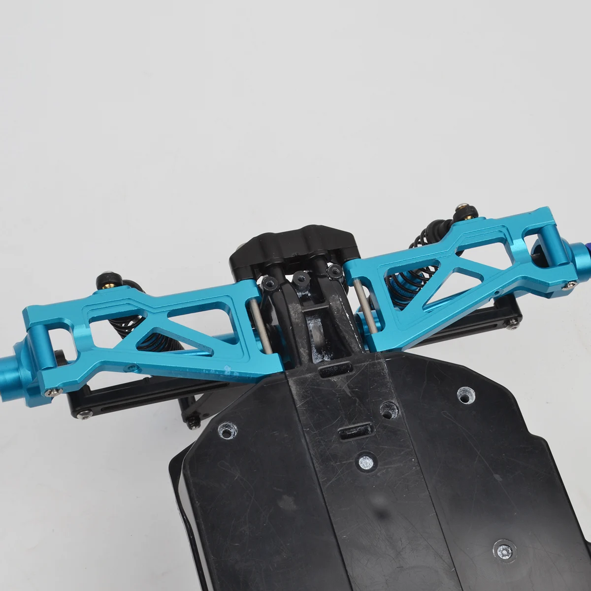 Aluminiumlegierung Shock Vorne Hinten Aufrechte Lenkarme Räder Reifen für Tamiya TT-02B Chassis Upgrade Teile 1/10 Buggy Auto – Detail 13