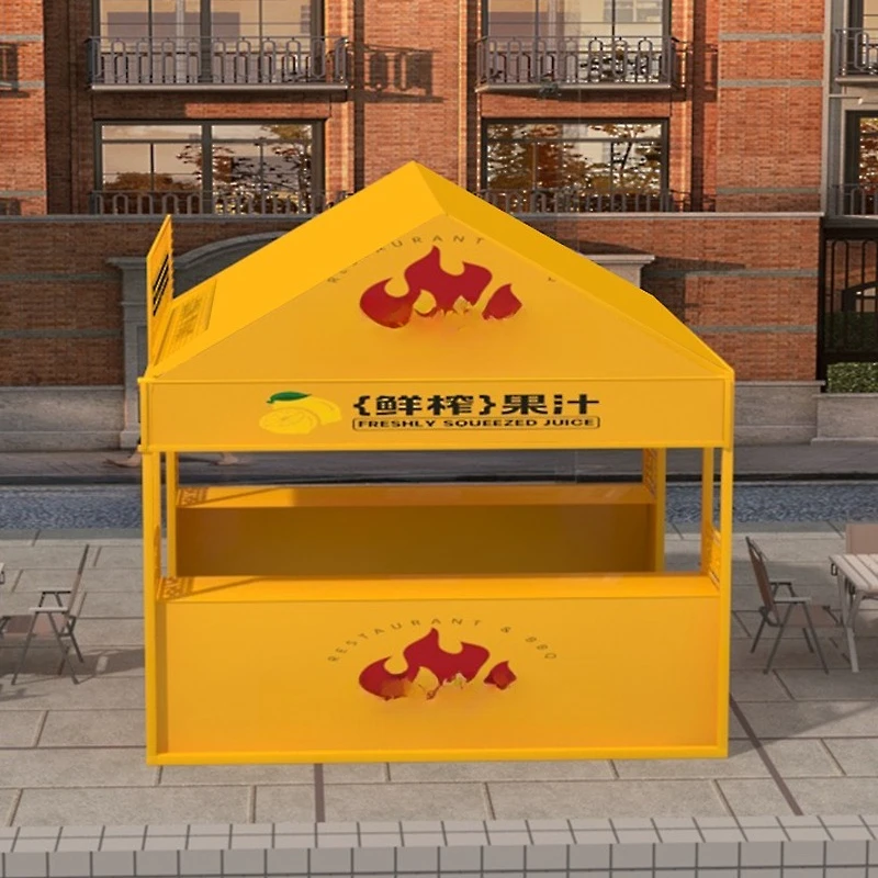 Large-scale event display stand, iron art food festival market stall stand, awning stand, creative night market outdoor stall st