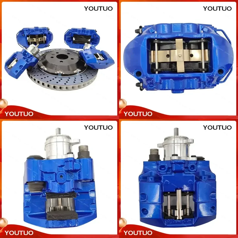 Carbon Front Brake Rotor and Caliper Assembly for Audi A4 B5 B8.5 B9 2.0 TFSI High Performance Stopping Power Braking System
