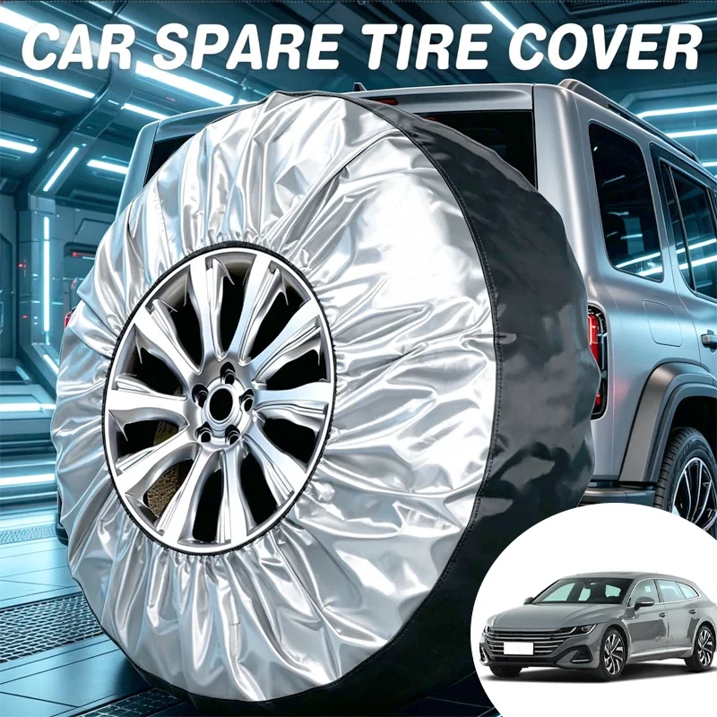 

For Volkswagen Golf Polo Passat Tiguan Touareg Jetta Atlas Beetle 4PCS Car Tire Cover Spare Wheel Dustproof Protector