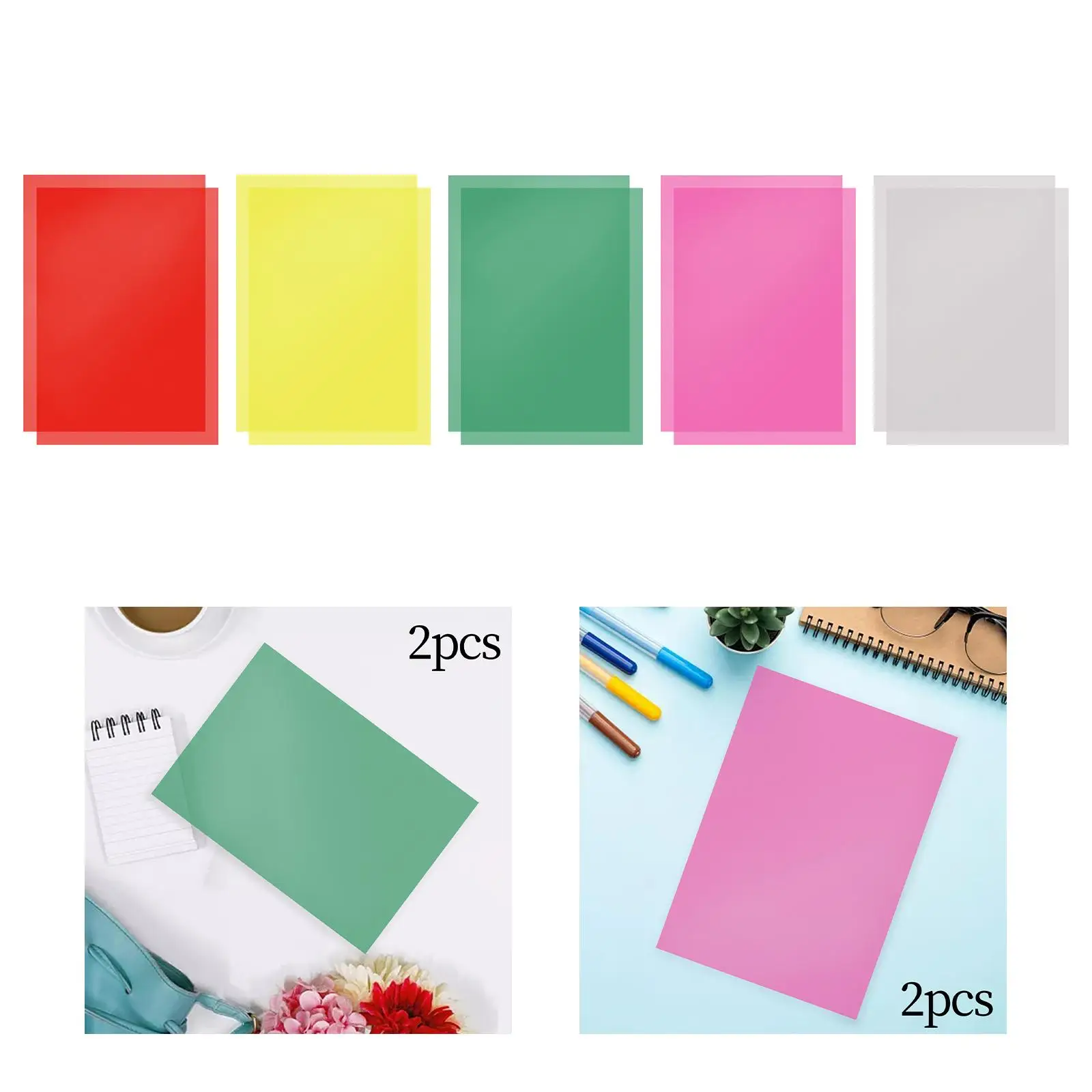 写真スタジオのステージ照明ヘッドライト用PVC半透明シートPVCシート2枚