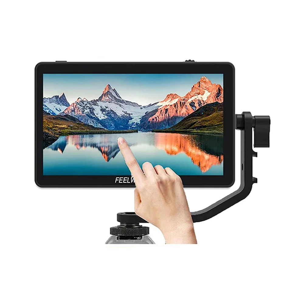 

For FEELWORLD F6 Plus V2 6' On-camera DSLR Field Touch Screen With HDR 3D Lut IPS FHD 1920x1080 Video Focus