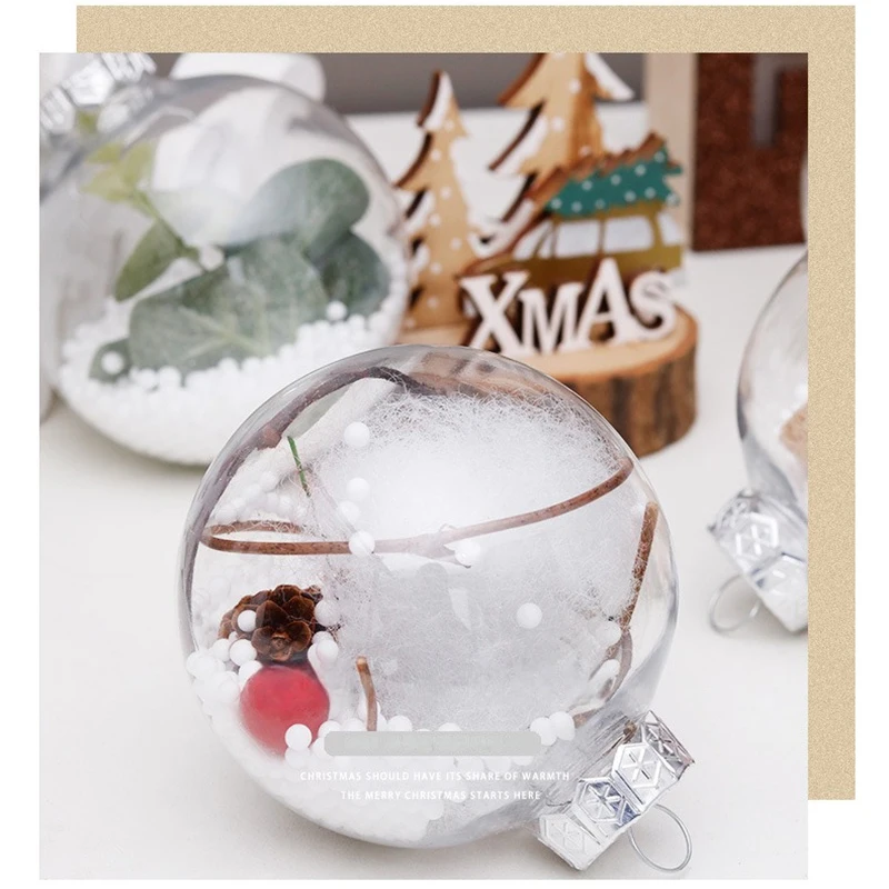 Christmas Tree Decoration Snowball 16 Pieces/box Full Of Unique Create A Festive Atmosphere Durable Christmas Gifts Pet