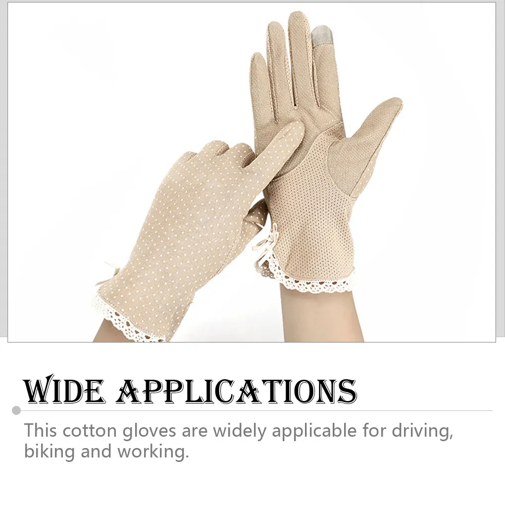 

Sunproof Gloves Breathable Lacework Hand Cover Sun Protection Lace Glove