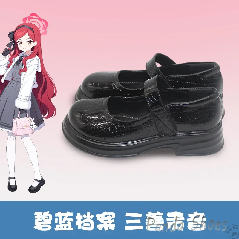 Buty do cosplayu Blue Archive Takane Miyoshi, długie buty anime z gry, rekwizyt do kostiumu cosplay z komiksu, buty na con, Halloween, imprezę.