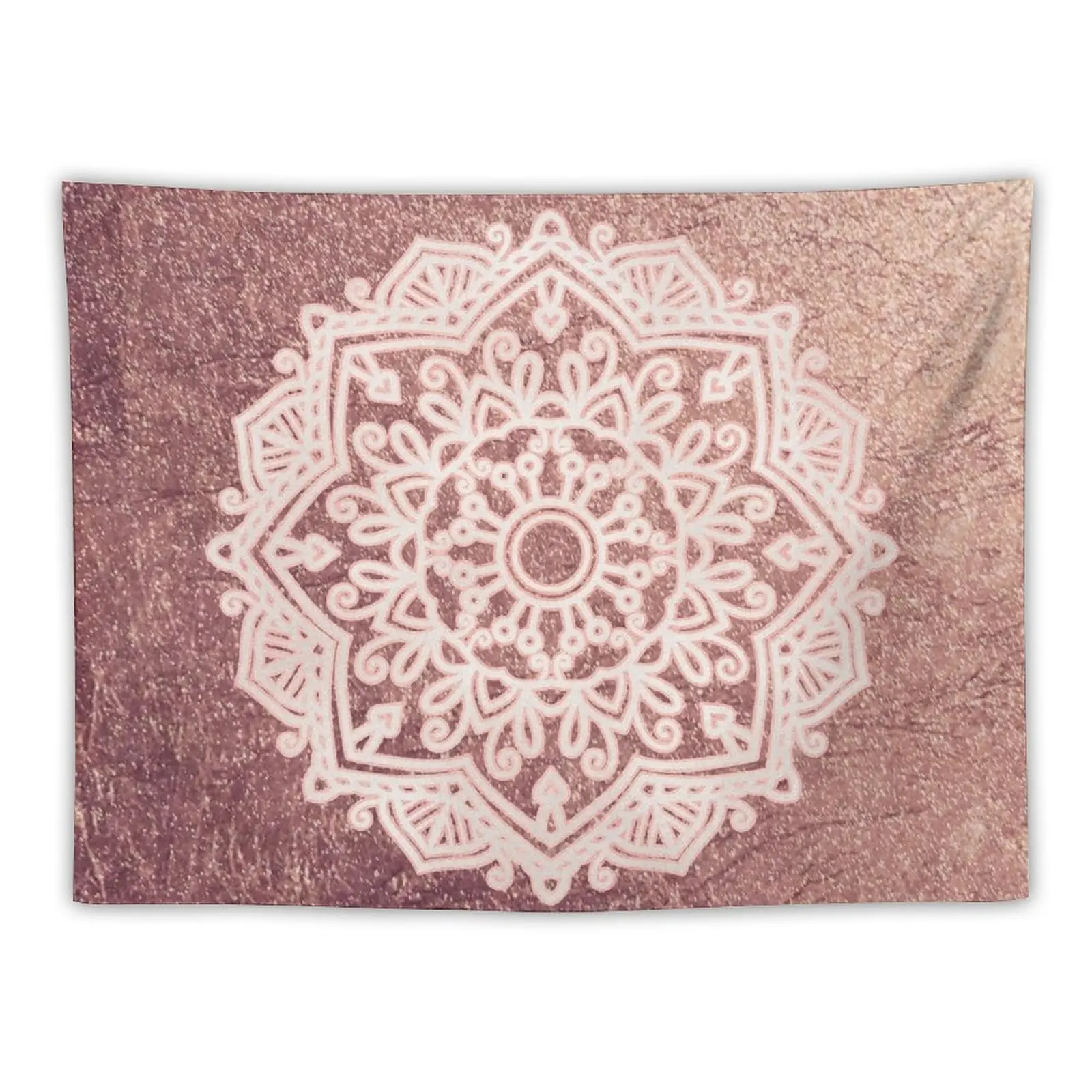 

Dusty rose gold mandala Tapestry Decorative Paintings Wallpaper Tapestry