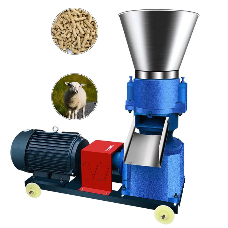 

150 Farms Use Household Animal Feed Pellet Machine For Poultry Livestock Granulator Poultry Fish Feed Processing Machines