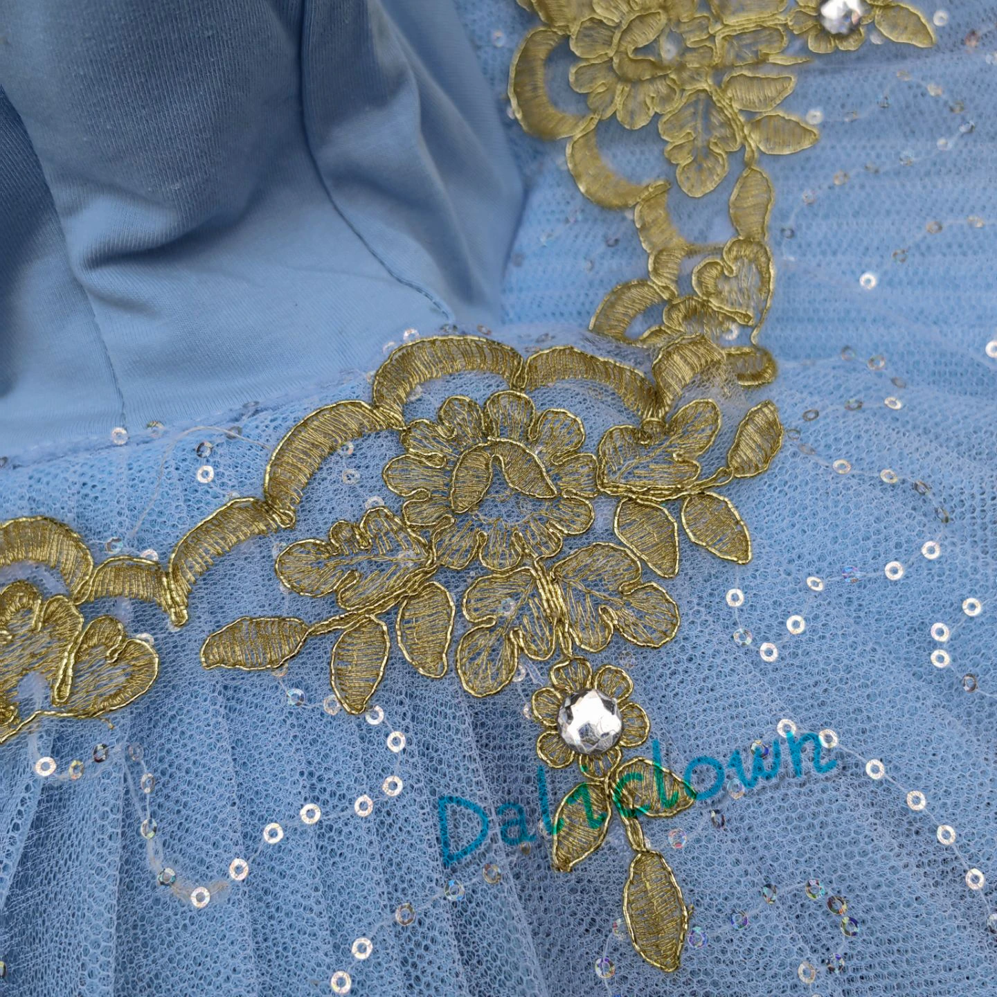 Professional Ballet Tutu Girl Blue White Sequin Platter Pancake Tutu Ballerina Party Dress Kids Adult Child Ballet Dance Costume
