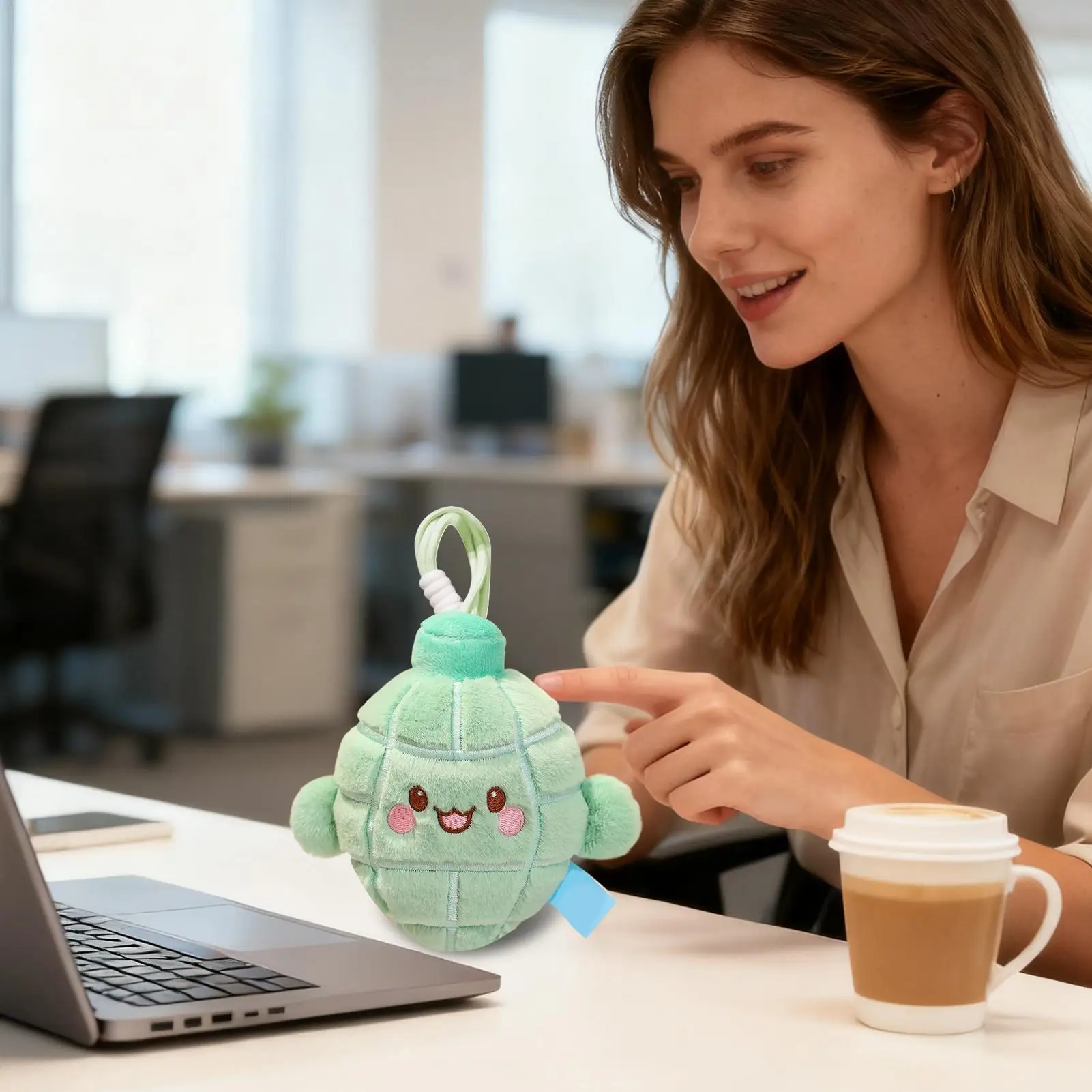 Plush Purse Charm Cute Pendant Decoration Soft Stuffed Charm For Kids Adults Bag Backpack Purse Travel Commuting Birthday