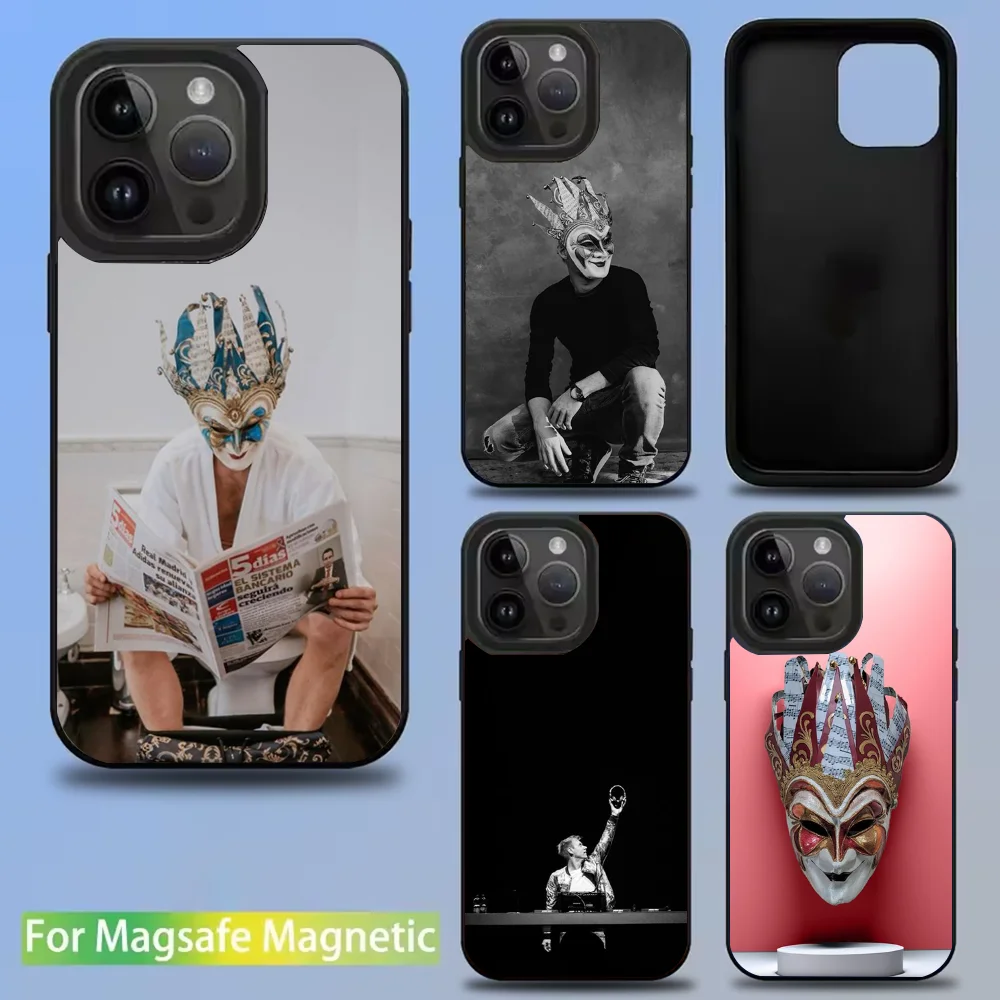

DJ Boris Brejcha Phone Case For IPhone 16 15 14 13 12 11 Pro Mini Max Soft Magnetic Cover