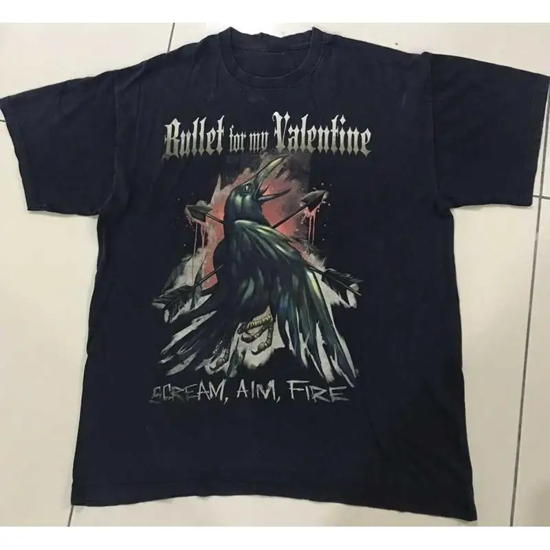 

Черная хлопковая футболка Bullet for My Valentine Music Lovers