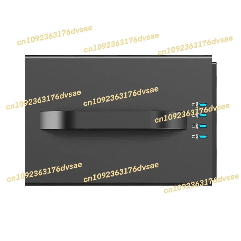 4 فتحات صغيرة من الألومنيوم مقاس 3.5 بوصة SATA HDD SSD لخزانة القرص الصلب مع مقبض أجهزة الكمبيوتر #4