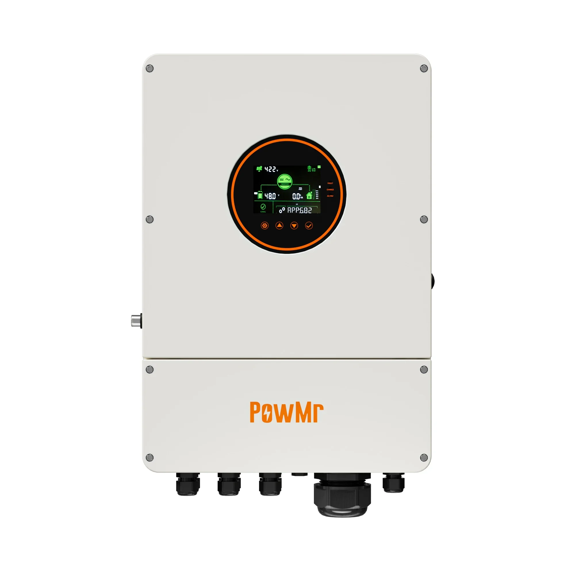 PowMr 5.5kw Off-Grid IP65 Inverter Control All-in-One Lithium Battery Activated Anti-Backflow Sine Wave Solar Hybrid