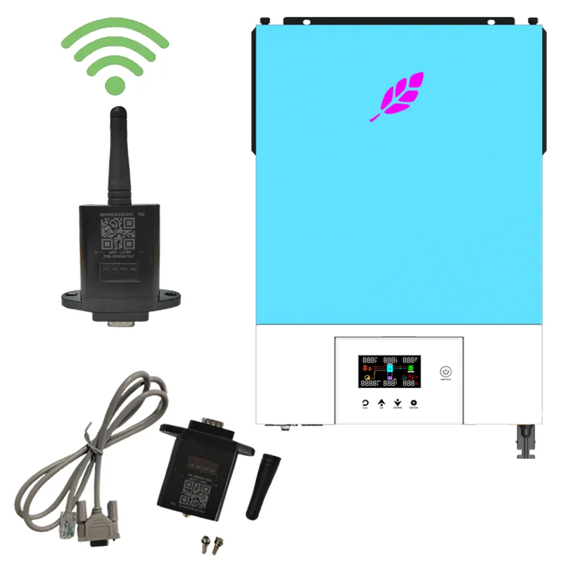 

Далее VICTOR NM PRO 3,6 кВт 4,2 кВт 6,2 кВт гибридный солнечный инвертор MPPT контроллер WIFI доступен ЖК-дисплей