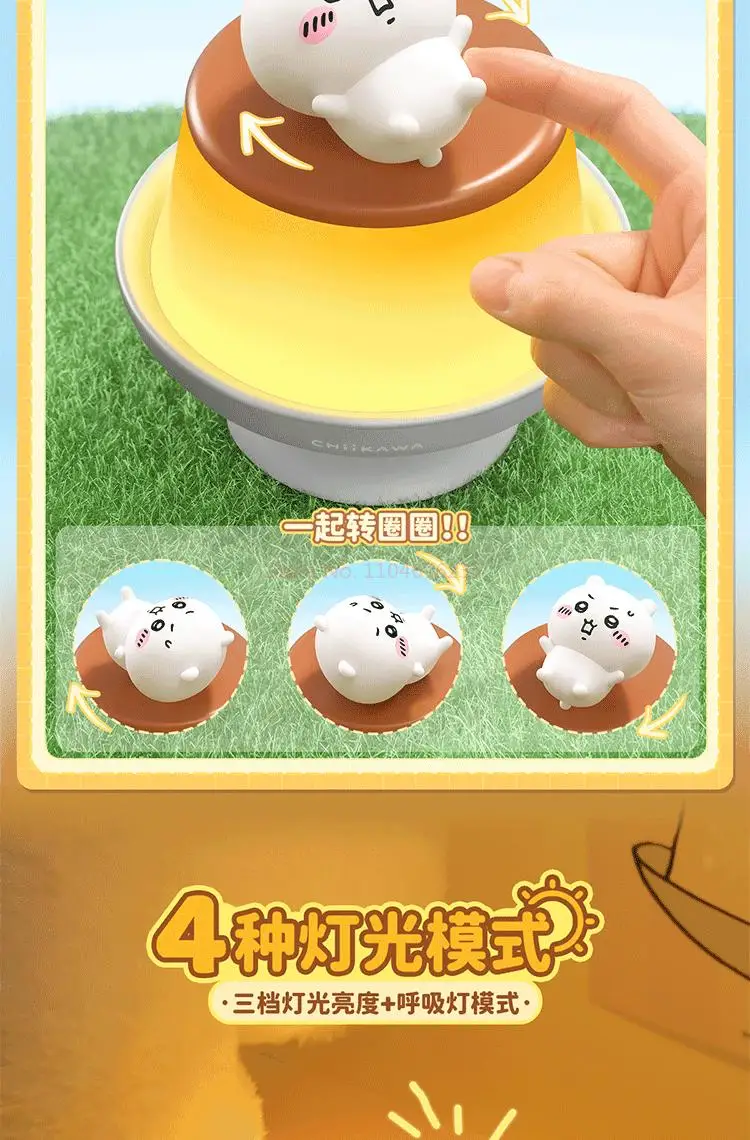 Marktube Neue Chiikawa Leuchtende Spielzeuge Desktop Ornamente Geburtstag Geschenke Anime Hachiware Usagi Atmosphäre Lampe Dekor Valentinstag – Detail 4