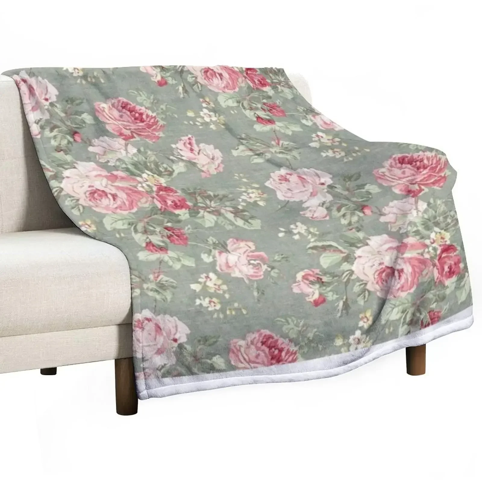 

Shabby chic 1 Throw Blanket funny gift sofa bed decorative Blankets