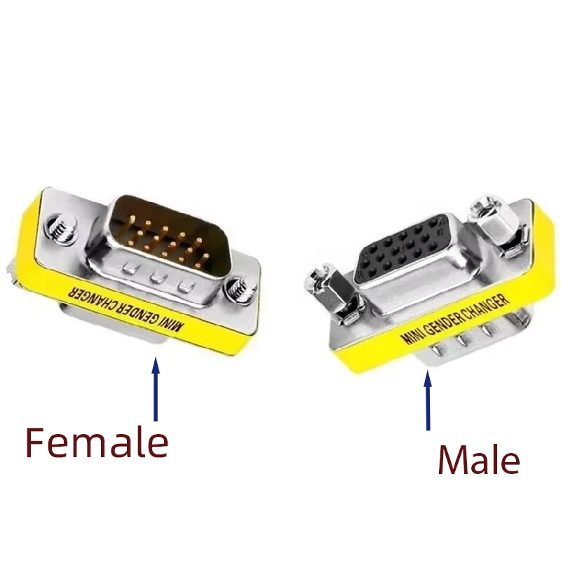 15-Foot VGA Male to Female Extension Cable Straight through for 15 Hole Converter Plug Computer VGA Conversion Interface