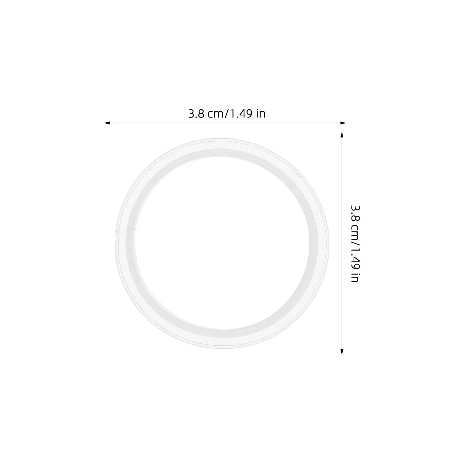 10Pcs High Performance Silicone Bathtub Overflow Gasket Sink Drain Bracket Seal Ring Tub Spout Mounting Ring Bathroom Accessory