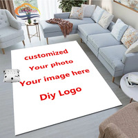 Personalized Customize Photo Logo Brand Image Carpet for Living Room Bedroom Rugs Kitchen Kids Un-slip Floor Mats Birthday gift