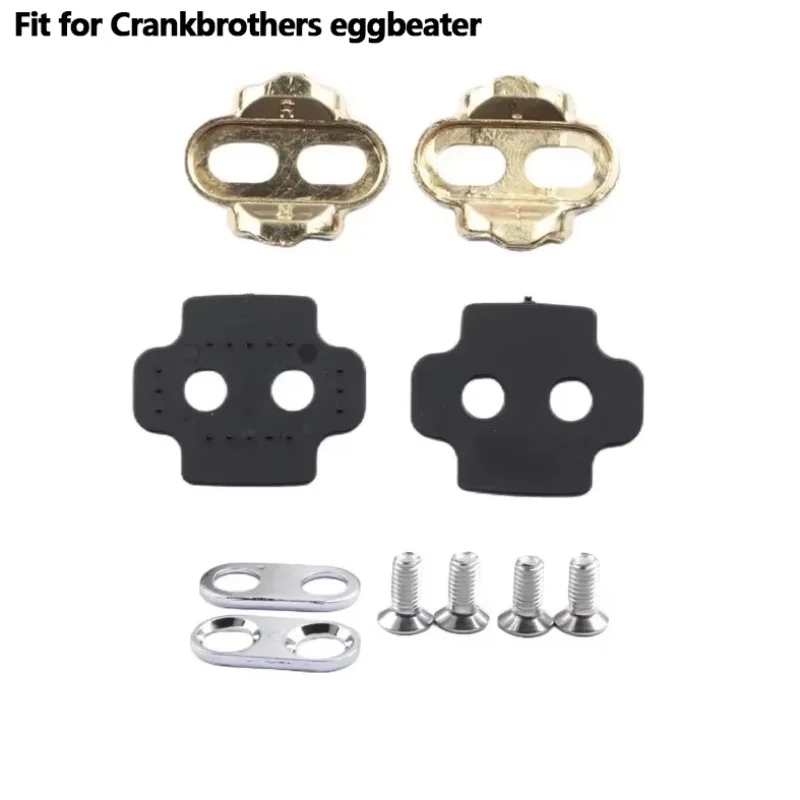 Bicycle Locking Pedal Plate Adapter Converter Clipless For Shimano Spd/For Crankbrothers Eggbeater Shoes Adapter Cleats