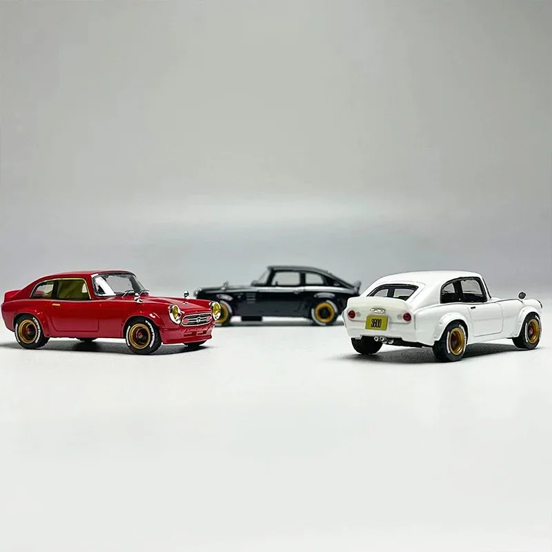 

Mortal 1:64 Model Car S800 Alloy Die-Cast Vehicle-Red,Black and White Collection