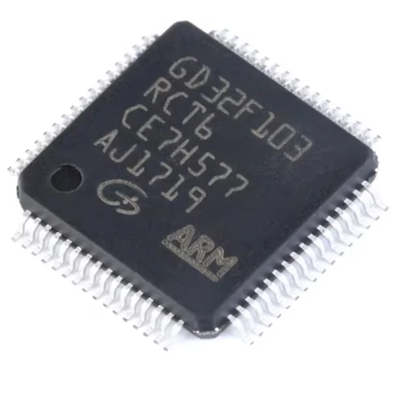 

10Pcs New Original Gd32F103Rct6 Lqfp-64 32-Bit Microcontroller Chip
