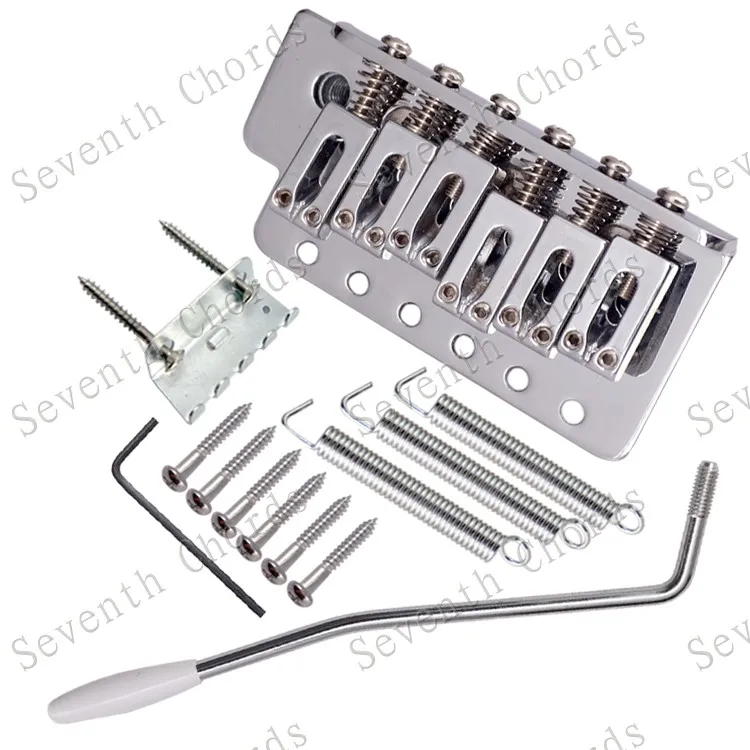 Flat String Electric Guitar Single Tremolo Bridge Pull String Plate String Bridge Tremolo System Tremolo Device Vibrato Bridge