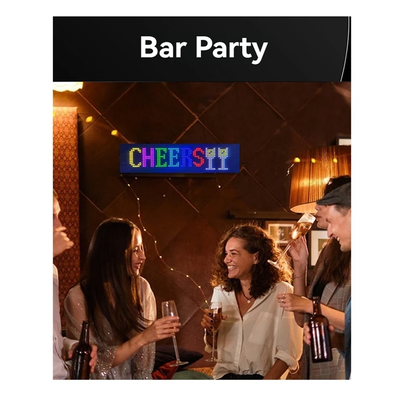 Programmierbares LED-Autoschild, mehrsprachiges Display mit Fernbedienung, APP, Scrollen, Werbebildschirm, Pixel-Matrix-Panel