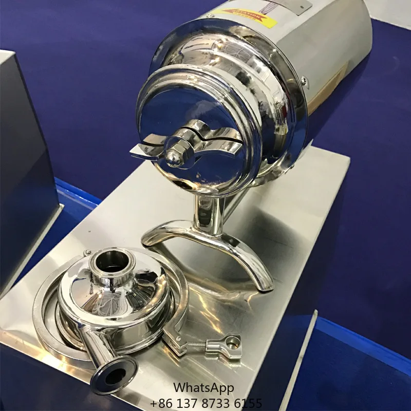 Food Grade Stainless Steel Sanitary Milk Water Dairy Juice Beverages Wine Centrifugal Pump