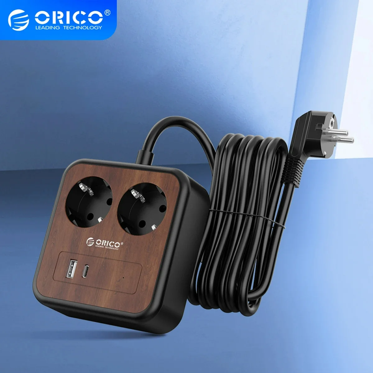 ORICO Power Strip with Extension Cable Electrical Sockets with USB Ports  Surge Protector With 3 USB C PD Fast Smart Charging