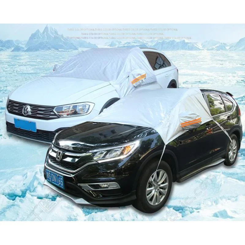 Universal Car Windshield Cover Snow Dust Frost Winter Wind Protector Waterproof Protection Car Exterior Shield 230 X 148cm