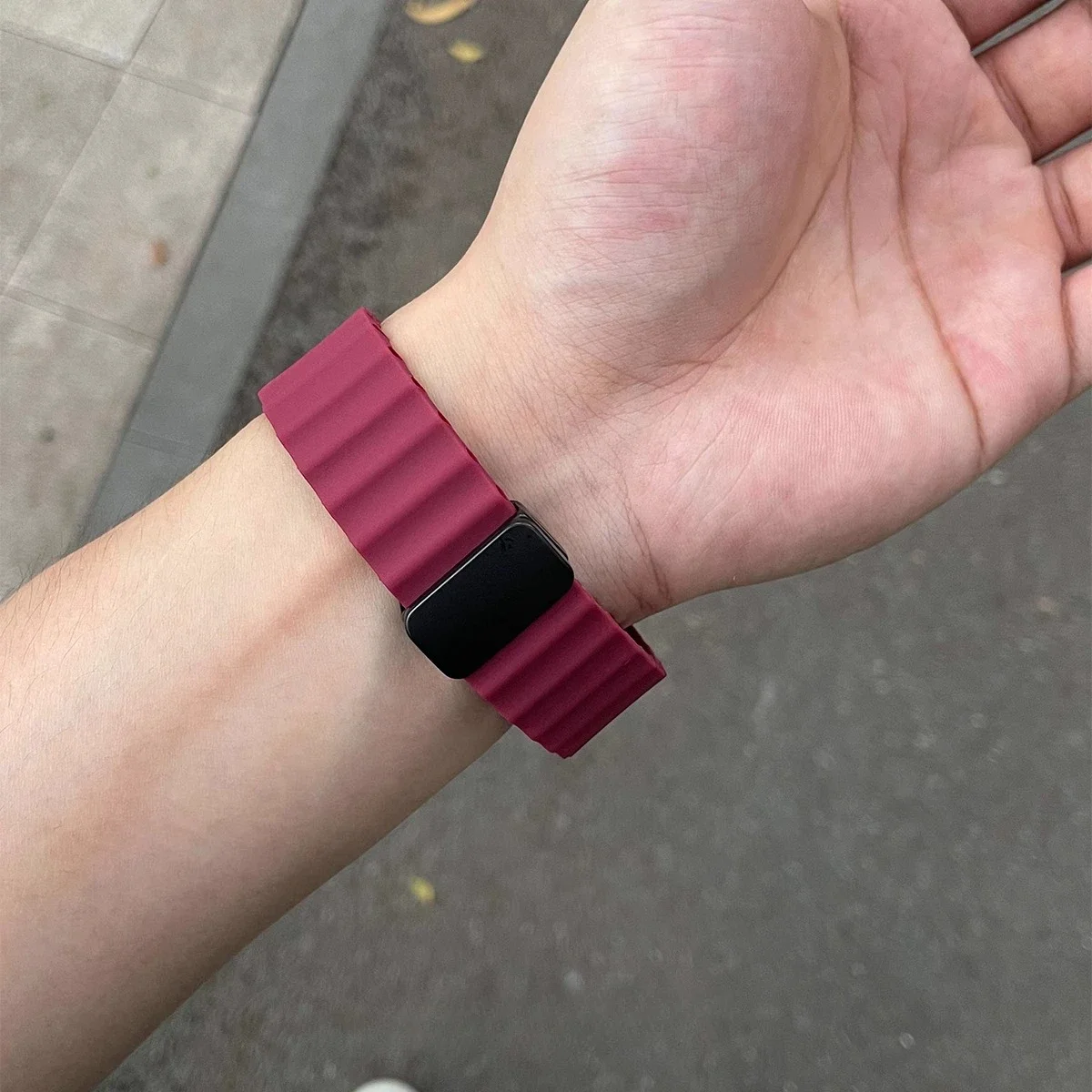 Pulseira magnética de silicone para huawei watch fit 4pro 4 3 relógio correa substituição pulseira esportiva para huawei watch fit 2 1 band