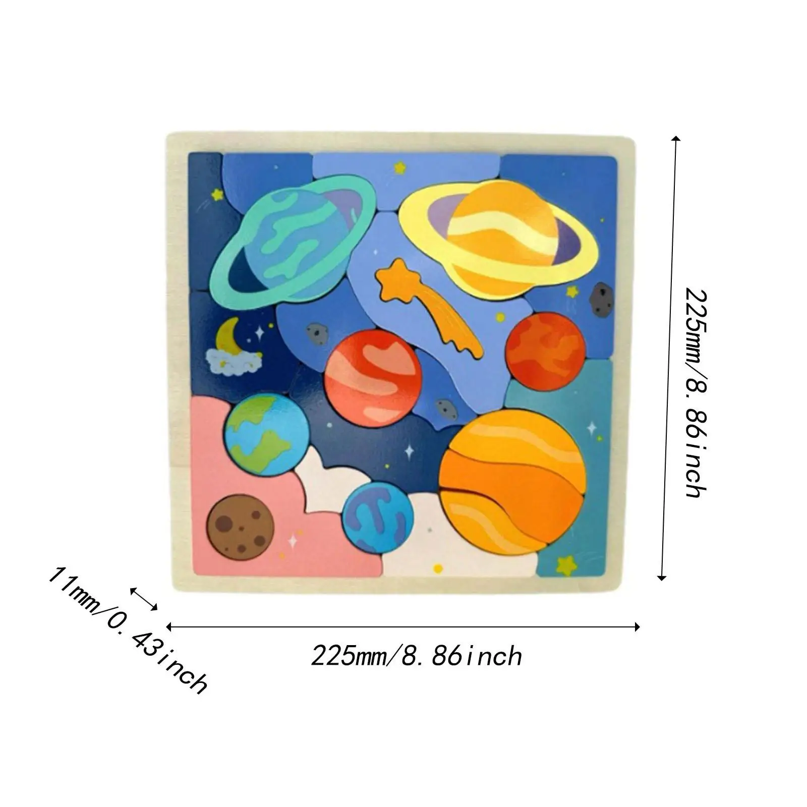 Holzpuzzles für Kinder, Früherziehung, Spielzeug, Form, passendes Spiel, Vorschule